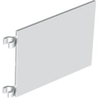 Flag 6 x 4 with O-Clips (White)