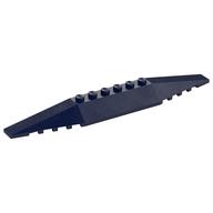 Brick Wedged, Sloped 2 x 16 Triple (Dark Blue)