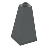 Brick Sloped 75° 2 x 2 x 3 Double Convex (Dark Bluish Gray)