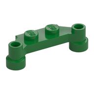 Plate Special 1 x 4 Offset with Bar Holes (Green)