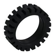Tyre Offset Tread with Center Band 23 x 7 (Black)