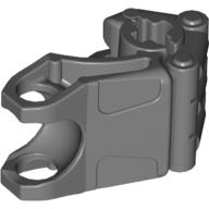 Large Figure Hand, Fist with Axle Hole, 3 Fingers (Dark Bluish Gray)