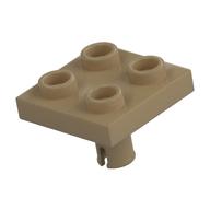 Plate Special 2 x 2 with Pin on Bottom (Dark Tan)
