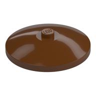 Dish 4 x 4 Inverted [Radar] (Reddish Brown)