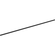 Hose Rigid 3mm D. 29L / 23.2cm (Black)