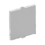 Glass for Window 1 x 2 x 2 Flat (Trans-Clear)