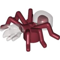 Insect, Ant with Lower Antistud with Marbled Trans-Brown Pattern (Dark Red)