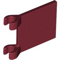 Flag 2 x 2 Square [Thin Clips] (Dark Red)