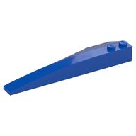 Brick Wedged, Curved 10 x 3 Right (Blue)