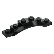 Wheel Arch, Mudguard, 1 1/2 x 6 x 1 [Arch Extended] (Black)