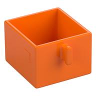 Duplo Drawer 2 x 2 with Pull Handle (Orange)