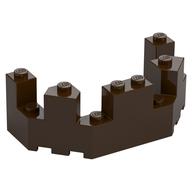 Castle Turret Top 4 x 8 x 2 1/3 (Dark Brown)