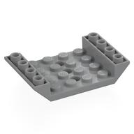 Brick Sloped Inverted 45° 6 x 4 Double with 4 x 4 Recessed and 3 Holes (Light Bluish Gray)