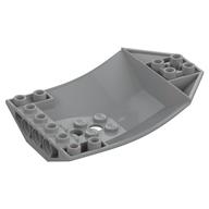 Brick Wedged, Curved Inverted 8 x 6 x 2 Cockpit (Light Bluish Gray)