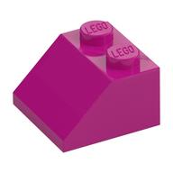 Brick Sloped 45° 2 x 2 (Magenta)