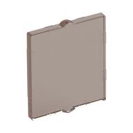 Glass for Window 1 x 2 x 2 Flat (Trans-Brown)