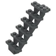 Stairs 7 x 4 x 6 Straight Open (Dark Bluish Gray)