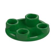 Plate Round 2 x 2 with Rounded Bottom [Boat Stud] (Green)