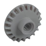 Technic Gear 20 Tooth Bevel with Pin Hole (Light Bluish Gray)