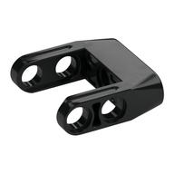 Technic Pin Connector Toggle Joint Smooth Double with Axle and Pin Holes (Black)