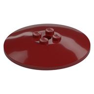 Dish 6 x 6 Inverted (Radar) with Solid Studs (Dark Red)
