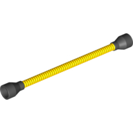 Flexible Hose 8.5L with Tabless Ends Black (Fixed Ends different color than Tube) (Yellow)