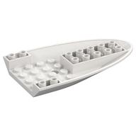 Aircraft Fuselage Curved Forward 6 x 10 Bottom (White)