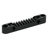 Technic Gear Rack 1 x 7 with Axle and Pin Holes (Black)