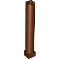 Support 2 x 2 x 11 Solid Pillar (Reddish Brown)