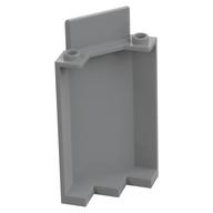 Panel 3 x 3 x 6 Corner Wall without Bottom Indentations (Light Bluish Gray)