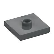 Plate Special 2 x 2 with Groove and Center Stud (Jumper) (Dark Bluish Gray)