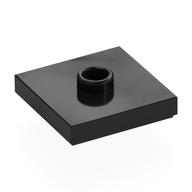 Plate Special 2 x 2 with Groove and Center Stud (Jumper) (Black)
