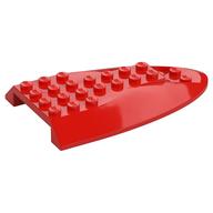 Aircraft Fuselage Curved Aft Section 6 x 10 Top (Red)