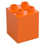 Duplo Brick 2 x 2 x 2 (Orange)
