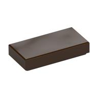 Tile 1 x 2 with Groove (Dark Brown)
