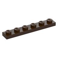 Plate 1 x 6 (Dark Brown)