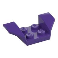 Mudguard 2 x 4 with 2 x 2 Studs and Flared Wings (Dark Purple)