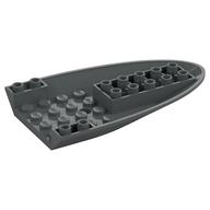 Aircraft Fuselage Curved Forward 6 x 10 Bottom (Dark Bluish Gray)