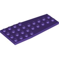 Wedge Plate 4 x 9 without Stud Notches (Dark Purple)