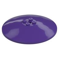 Dish 8 x 8 Inverted [Radar], Solid Studs, Rounded Anti-stud Underside (Dark Purple)