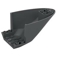 Aircraft Fuselage Curved Aft Section 6 x 10 Bottom (Dark Bluish Gray)