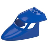 Aircraft Fuselage Curved Forward 6 x 10 Top (Blue)