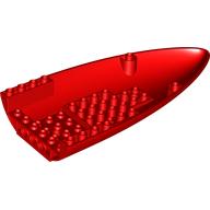 Aircraft Fuselage Curved Forward 8 x 16 Bottom (Red)