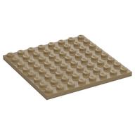 Plate 8 x 8 (Dark Tan)