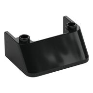 Windscreen 3 x 4 x 1 1/3 with 2 Studs on Top (Black)