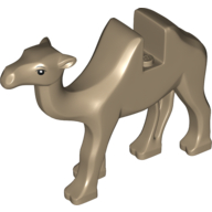 Animal, Camel with Black Eyes Print (Dark Tan)