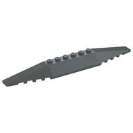 Brick Wedged, Sloped 2 x 16 Triple (Dark Bluish Gray)