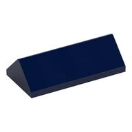 Brick Sloped 45° 2 x 4 Double (Dark Blue)