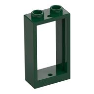 Window 1 x 2 x 3 Flat Front (Dark Green)