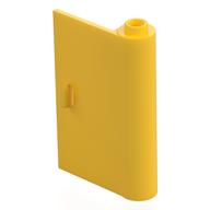 Door 1 x 3 x 4 Right - Open Between Top and Bottom Hinge (Yellow)